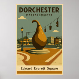 Edward Everett Square Travel Poster