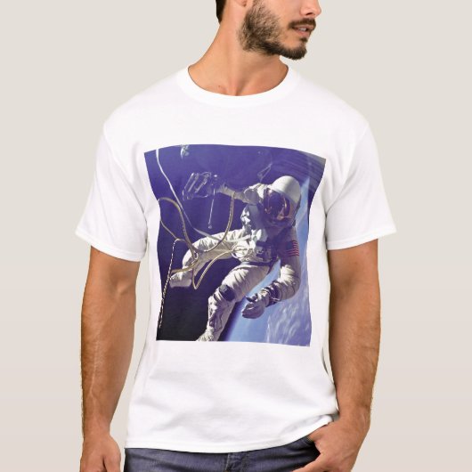 Edward H. White First American Space Walker NASA T-Shirt (Vorderseite)