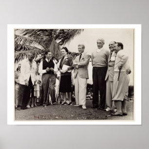 Edward, Herzog von Windsor (1894-1972) und Wallis, Poster