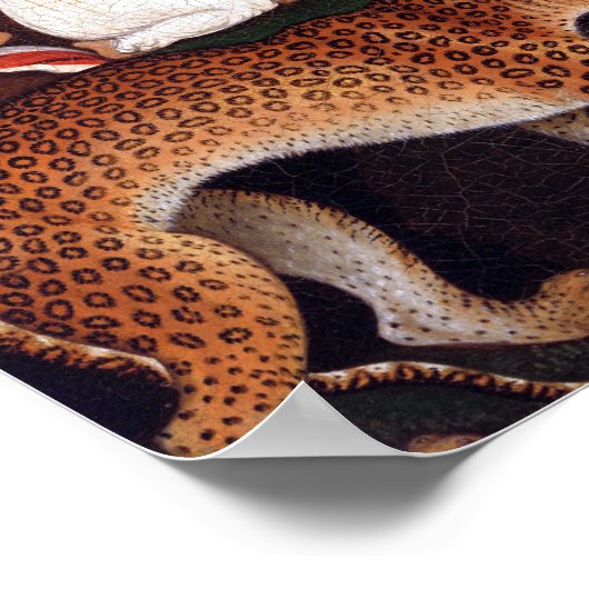 Edward Hicks das friedliche Königreich Poster (Ecke)