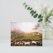 Edward Hicks - Ein indischer Sommer-Blick auf den Postkarte (Stehend Vorderseite)