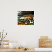 Edward Hicks Noahs Arche Poster (Küche)