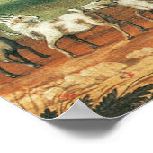 Edward Hicks Noahs Arche Poster (Ecke)