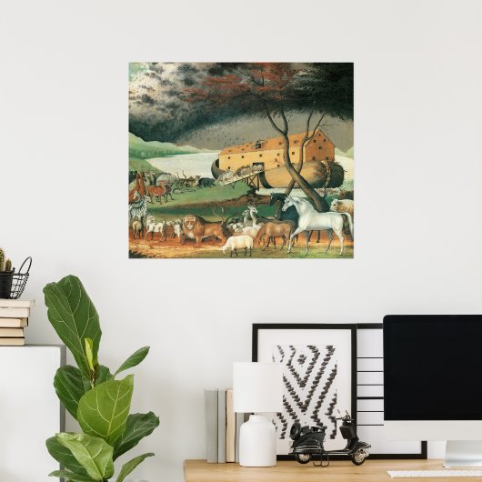 Edward Hicks Noahs Arche Poster (Heimbüro)
