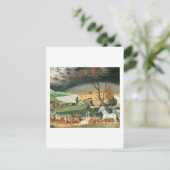 Edward Hicks Noahs Arche Postkarte (Stehend Vorderseite)