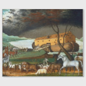Edward Hicks Noahs Ark Geschenkpapier (Flach)