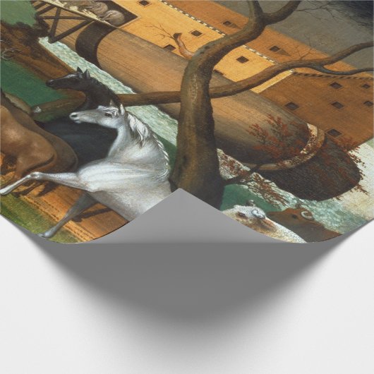 Edward Hicks Noahs Ark Geschenkpapier (Ecke)