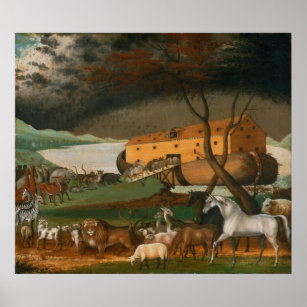 Edward Hicks - Noah's Ark Poster
