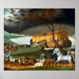 Edward Hicks Noahs Ark Poster