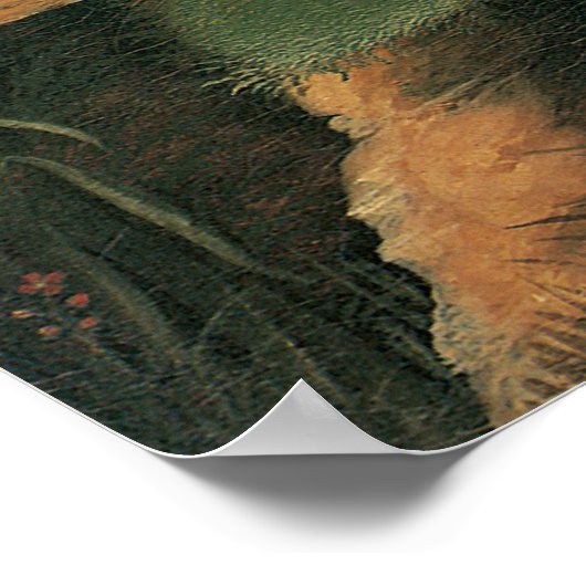 Edward Hicks Peaceable Kingdom Poster (Ecke)