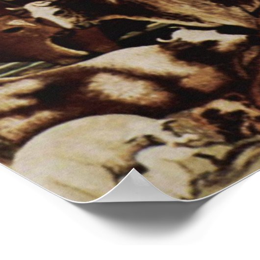 Edward Hicks Residence von David Twining Poster (Ecke)