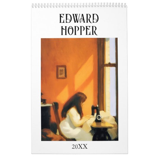 Edward Hopper Artistic Aesthetic Wall Calendar Kalender (Titelbild)