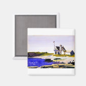 Edward Hopper Coast Guard Station Maine Magnet (Vorderseite/Rückseite)