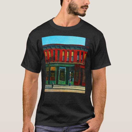 Edward Hopper Early Sunday Morning 1930 Classic T- T-Shirt (Vorderseite)