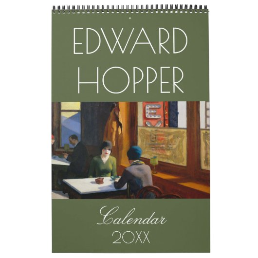 Edward Hopper Gemälde 2026 Mauerkalender Kalender (Titelbild)