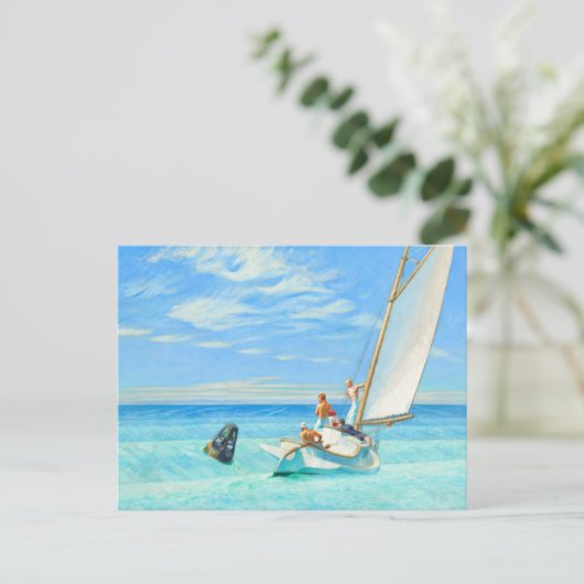 Edward Hopper Ground Swell (1939) Fine Art Postkarte (Stehend Vorderseite)