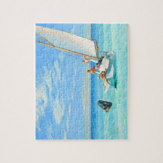 Edward Hopper Ground Swell (1939) Fine Art Puzzle (Vertikal)