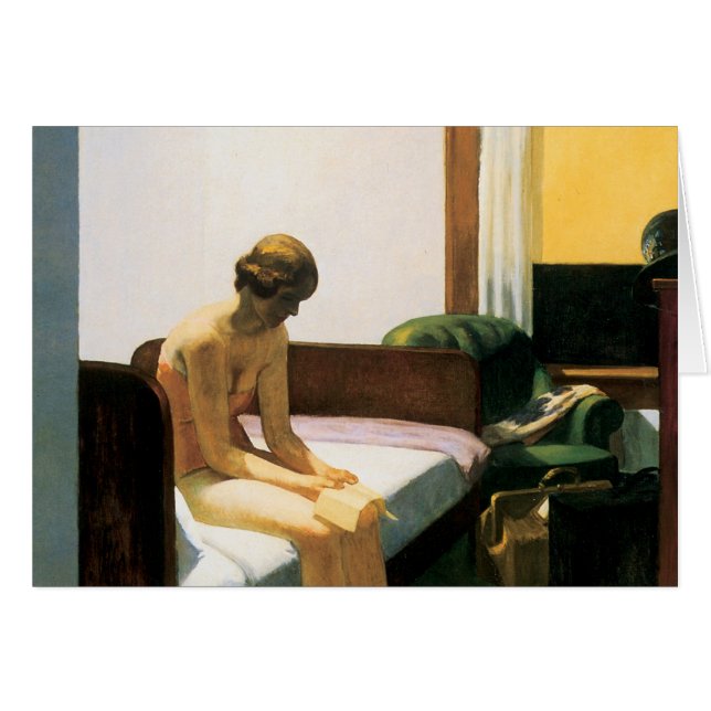 Edward Hopper-Hotelzimmer (Vorderseite (Horizontal))