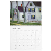 Edward Hopper Kunstgemälde Vintage Kalender (Jan 2027)