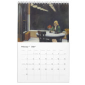 Edward Hopper Künstlerische Ästhetik Wandkalender (Feb 2027)