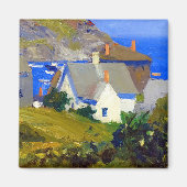 Edward Hopper Monhegan Houses Magnet (Vorne)