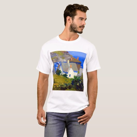 Edward Hopper Monhegan Houses T-Shirt (Vorne ganz)