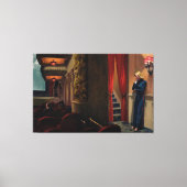 Edward Hopper - New York Movie Leinwanddruck (Vorderseite)