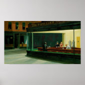 Edward Hopper Nighthawawake Art Paint Poster (Vorne)