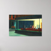 Edward Hopper - Nighthawks Leinwanddruck (Vorderseite)
