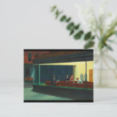 Edward Hopper - Nighthawks Postkarte (Stehend Vorderseite)