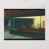Edward Hopper - Nighthawks Postkarte (Vorderseite)