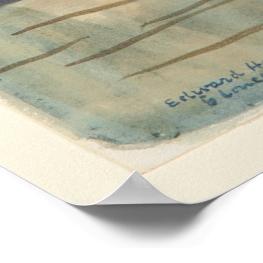 Edward Hopper Universalist Church Poster (Ecke)