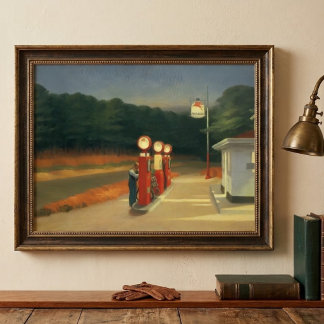Edward Hopper Vintage-Kunstplakat Poster