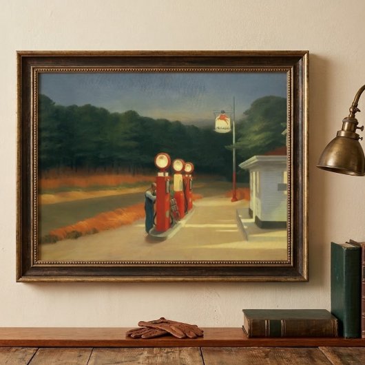 Edward Hopper Vintage-Kunstplakat Poster