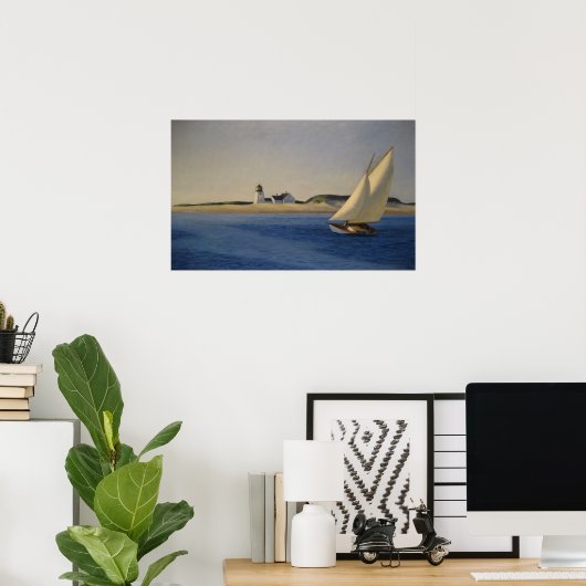 Edward Hopper Wall Decoder Print Poster (Heimbüro)