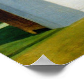 Edward Hopper Wall Decoder Print Poster (Ecke)