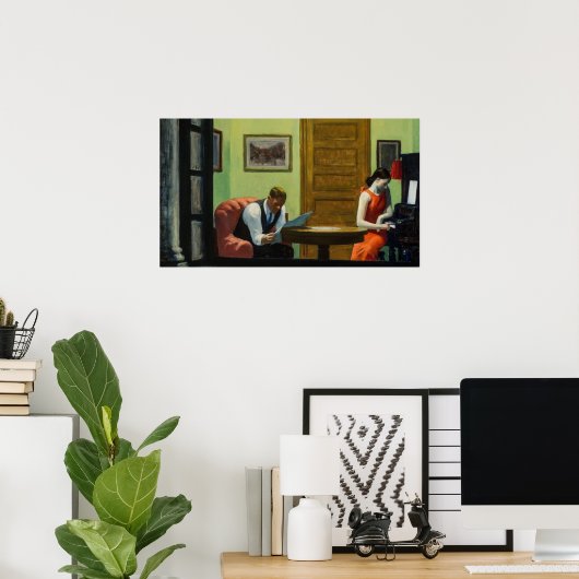 Edward Hopper Wall Decoder Print Poster (Heimbüro)