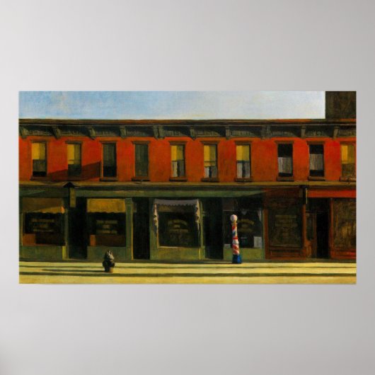 Edward Hopper Wall Decoder Print Poster (Vorne)