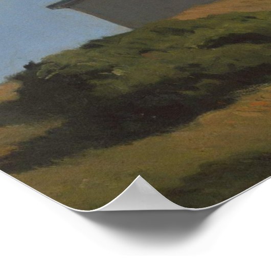 Edward Hopper Wall Decoder Print Poster (Ecke)