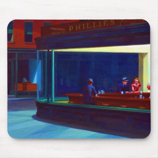 Edward HopperNighthawks Mousepad (Vorne)