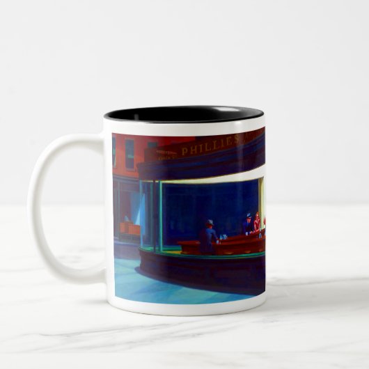 Edward HopperNighthawks Zweifarbige Tasse (Links)