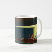 Edward Hoppers "Nighthawks" Kaffeetasse (VorderseiteRechts)