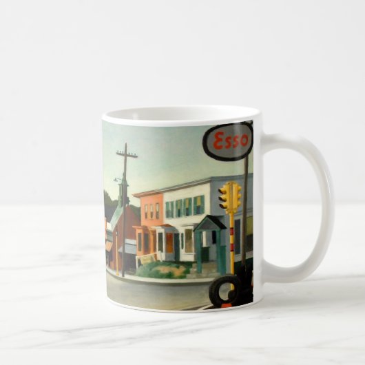 Edward Hoppers "Portrait of Orleans" Kaffeetasse (Rechts)