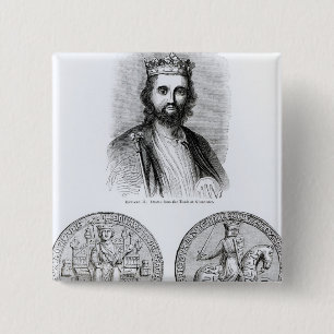 Edward II gezeichnet vom Grab Button