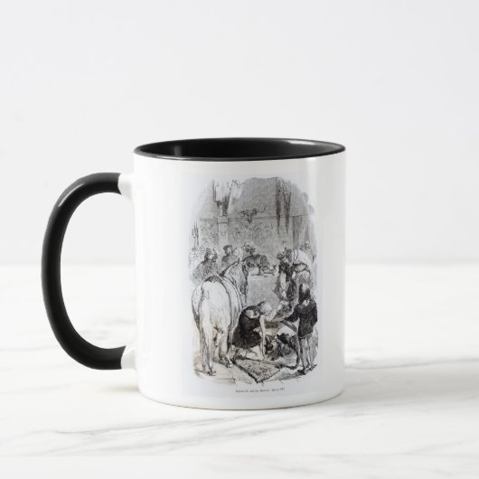 Edward II und der Minnesänger Tasse (Links)