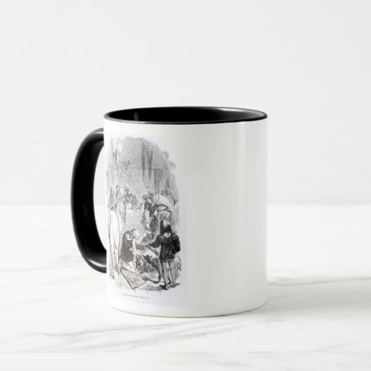 Edward II und der Minnesänger Tasse (Vorderseite Links)