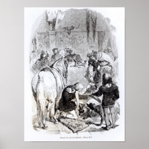 Edward II und der Minstrel Poster