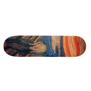 Edward kauen den Schrei Skateboard