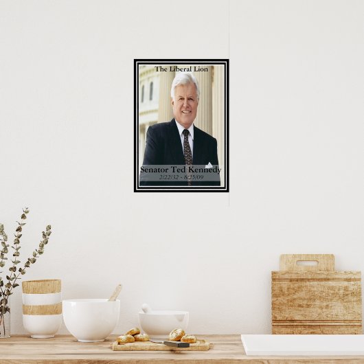 Edward Kennedy-Gedenkposter Poster (Küche)