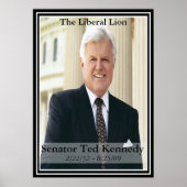 Edward Kennedy-Gedenkposter Poster (Vorne)